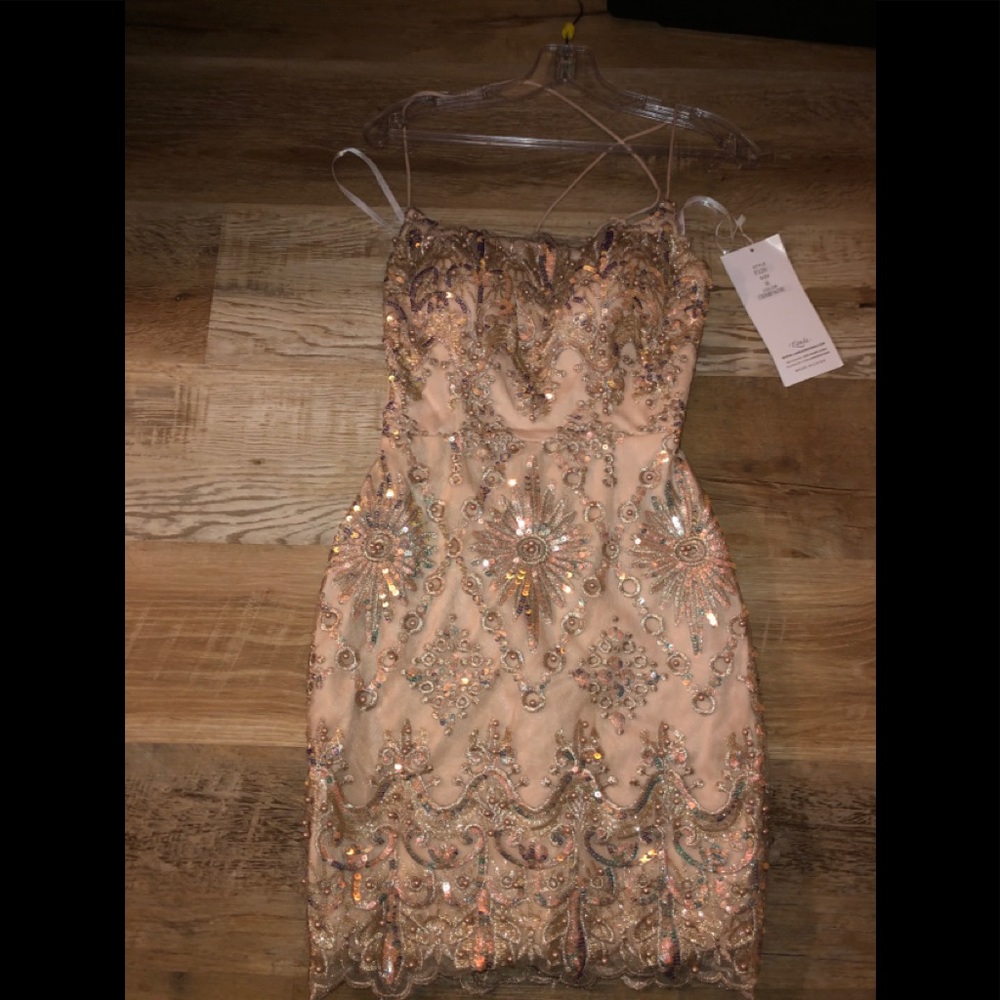 New splash short dress